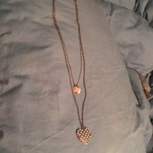 Double layered necklace